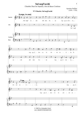 Transeunte Domino, Duet