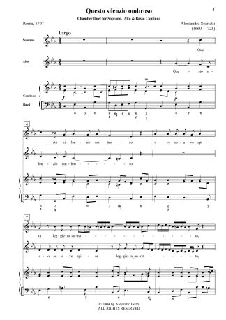 Non sò qual più m’ingombra, Christmas Cantata