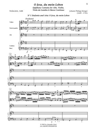 O Jesu, du mein Leben, Motet