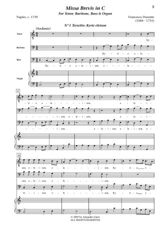 Dov’è quell’usignolo, Chamber Duet