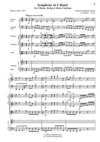 Non chiede altro che vita, Cantata