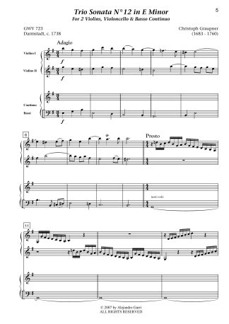 Meine Kindlein, laßet uns nicht lieben mit Worten (GWV 1143/23), Cantata