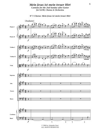 Se tu non lasci amore (HWV 201a), Trio