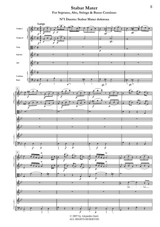 Tu mi vedi (Psalm 87:8), Motet