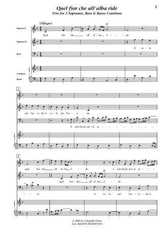 Nelle scuole erudite, Cantata