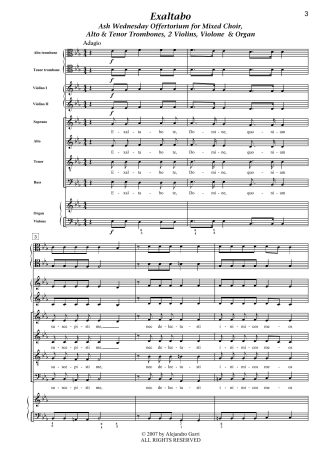 Exaltabo, Ash Wednesday Offertorium