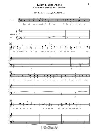 Pietate dignos, Cantata