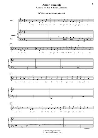 Troppo cruda, troppo fiera, HWV 198, Chamber Duet