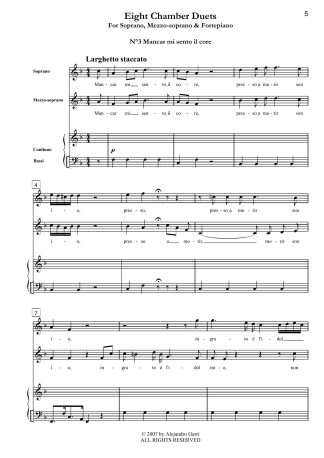 Qual di lieti concenti, Christmas Cantata