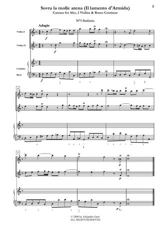 Nella stagion, che di viole e rose, HWV 137, Cantata