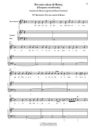 Va girando Amor d’intorno, Chamber Duet