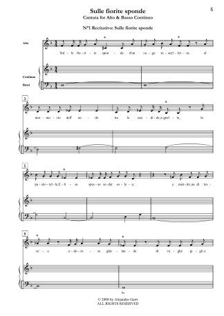 Lungi dal mio bel nume HWV 127a, Cantata