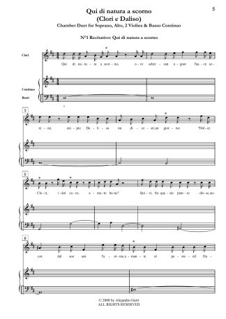 Per non calcar di Roma (Cleopatra moribonda), Cantata