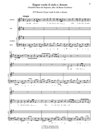 Tra l’ombre più romite, Cantata