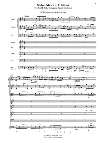 Sulle fiorite sponde, Cantata