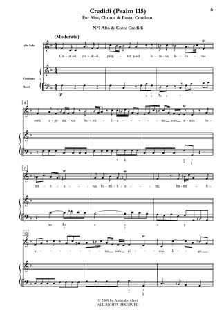 Sicut in holocaustis in F Major, Offertory