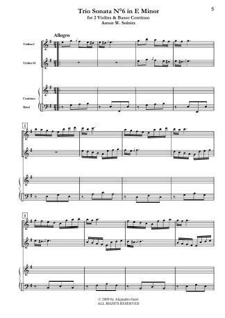 A pie’ di salse sponde, Cantata