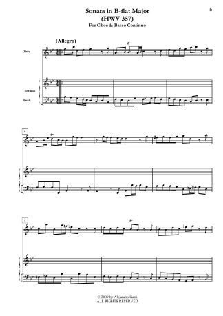 Trio Sonata N°3 in D Major