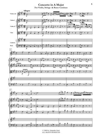 Trio Sonata N°9 in D Major