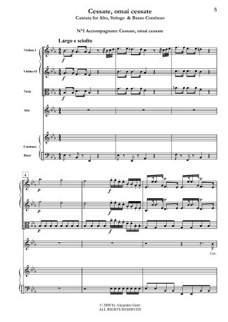 Di tue luci un solo sguardo, Chamber Duet