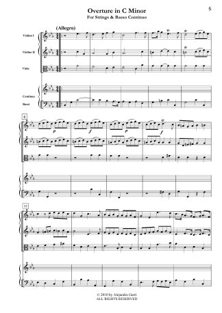 Overture in C Minor (GWV 413)