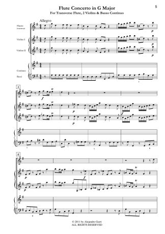 Flute Concertoin G Major