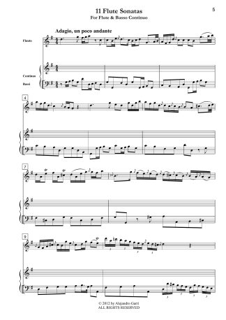 Oh, de miei lunghi e tormentose affanni, Cantata