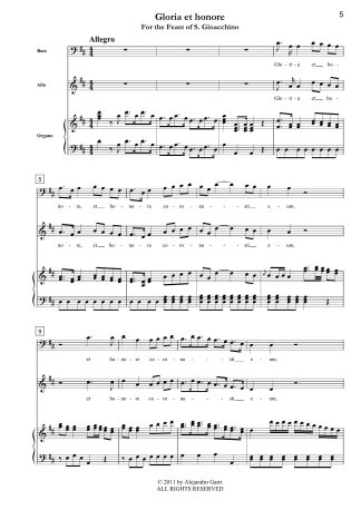 Giordani, Giuseppe. Seven motets, for alto or bass & organo obbligato in 2 volumes, Volume 2