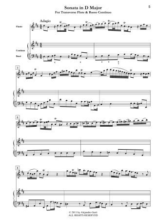 Seven Trio Sonatas, Volume 4, Sonata in G Major