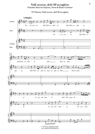 Giù nei Tartari regni (HWV187), Chamber duet