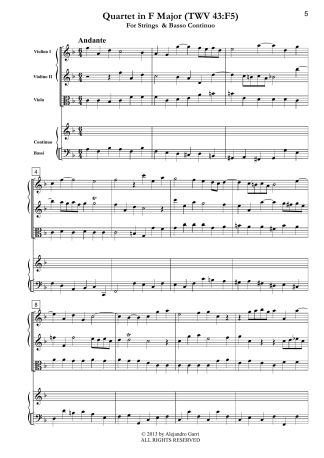 Sonata in F Major (TWV 43:F5)