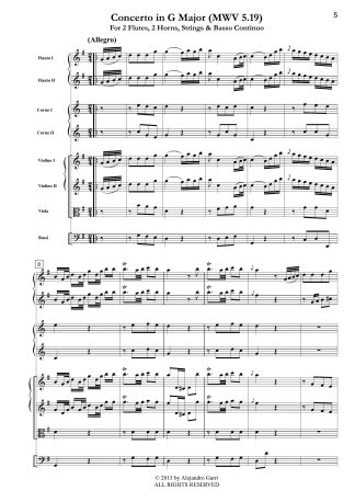 Concerto in B-flat Major(GWV 344)