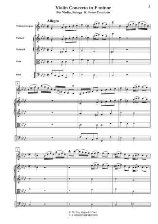 Violin Concerto in F minor