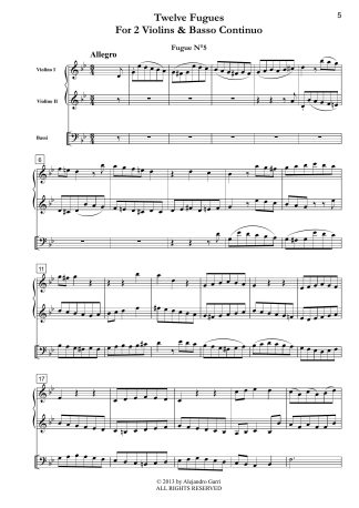 Trio Sonata in G Major, (WenG 85)