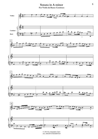 Quartet in A Major(TWV 43:A5)