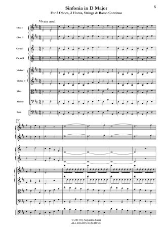 Concerto in B minor, (Op.3),for Flute, 2 Violins & Basso Continuo