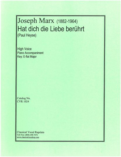 Hat dich die Liebe beruehrt (Paul Heyse)