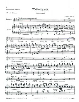 Waldseligkeit (R. Dehmel)