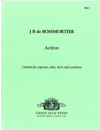 Acteon Cantata for Soprano, oboe, hunting horn & continuo