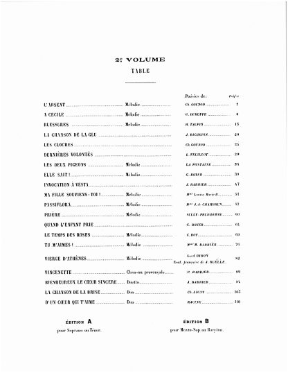 Vingt Melodies (20) Vol. 2 (Lemoine)