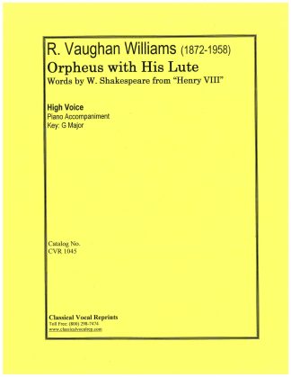 Orpheus with his lute (Shakespeare) (G) orig.