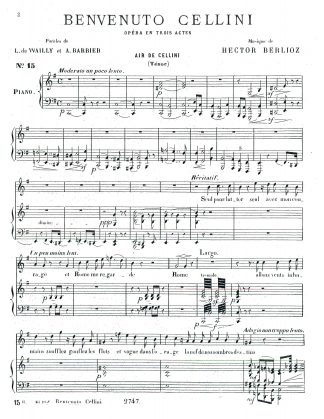 Benvenuto Cellini Seul pour lutter...sur les monts