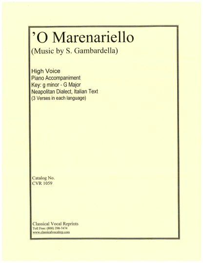 O Marenariello (Gambardella)
