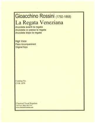 La Regata Veneziana (3 Songs for solo voice)