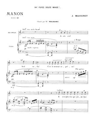 Manon Ah! fuyez douce image f.