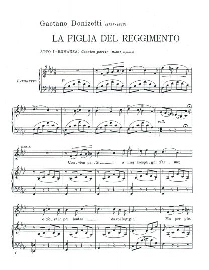 La Figlia del Reggimento Convien partir i.