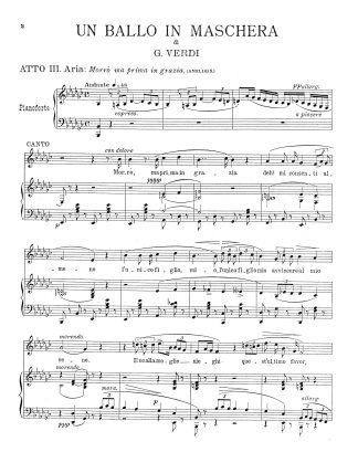 Un Ballo in Maschera Morro ma prima in grazia