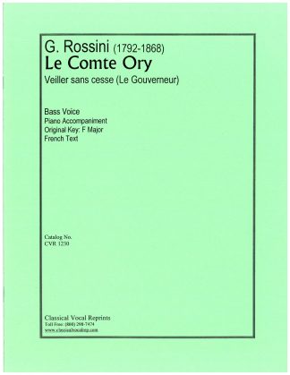 Comte Ory Veiller sans cesse (Le Gouverneur) f.