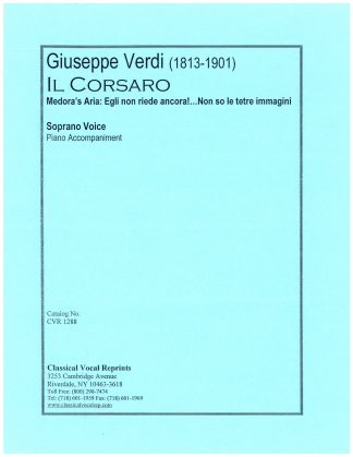 Corsaro Egli non...Non so le tetre (Medora's Aria) i.