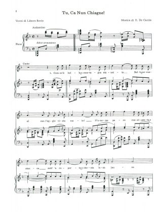 Tu ca nun chiagne! (De Curtis)